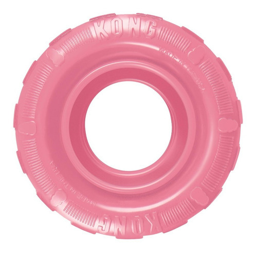 Kong Rueda Tire Traxx Puppy Medium/large Perros Rellenable Color Rosa claro