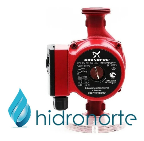 Bomba Calefacción Recirculadora Ups 25 - 40 Grundfos