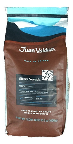 Café Juan Valdez En Grano Sierra Nevada 1 Kilo