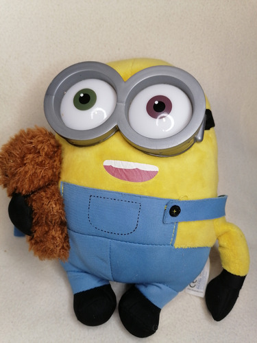 Peluche Original Bob Con Oso Los Minions Ilumination 26cm. 