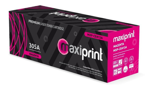 Toner Maxiprint Compatible Hp 305a Magenta (ce413a)