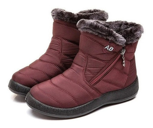 Bota Impermeable Con Forro De Piel Para Nieve Extrema