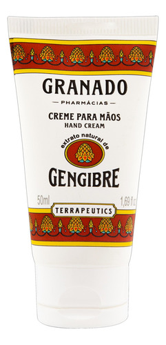  Creme para as Mãos Gengibre Granado Terrapeutics Bisnaga 50ml