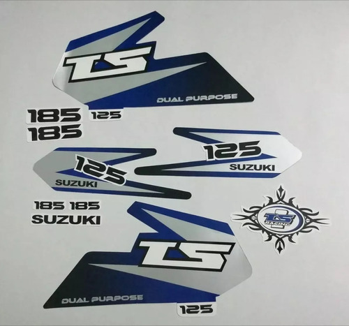 Kit Completo De Calcomanías Suzuki Ts Tribal 125-185 (2007)