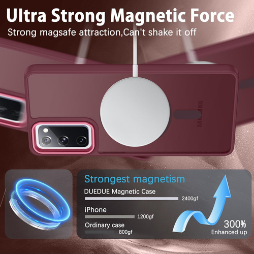 Duedue Funda Magnetica Antigolpes P/ Samsung Galaxy S20 Fe