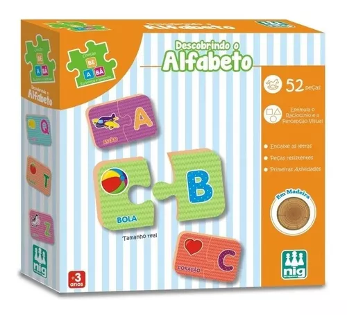 ALFABETIZAÇÃO INFANTIL - QUEBRA CABEÇA 