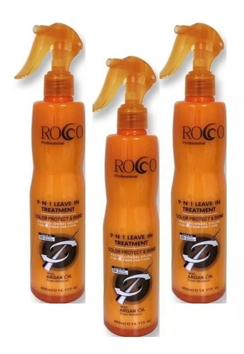Pack X 3 Protector Anti-frizz Arganoil Morocco 400ml Rocco