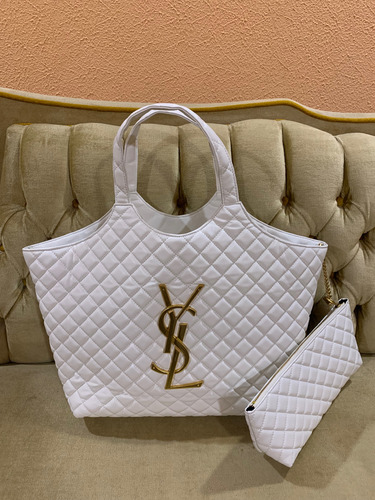 Bolsa Chanel Blanca De Lujo Givenchy Dior Versace Lv Gucci Blanco Lisa Níquel Blanco (Usado)