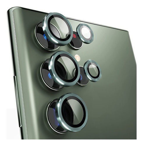 Protector Lentes De Camara Para Samsung S23 Ultra Green 