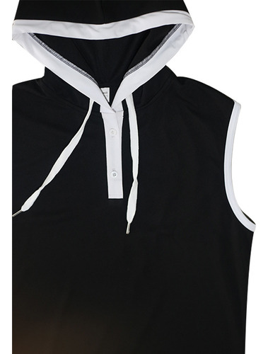 Chaleco Para Hombres Camiseta Sin Capucha Y Sin Mangas