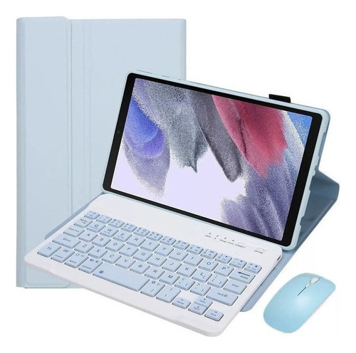 3pcs Funda Con Teclado Y Ratón Para Samsung Tab A7 Lite