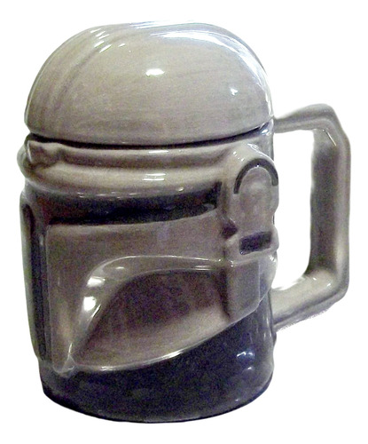 Taza Con Tapa Din Djarin Mando The Mandalorian Star Wars Sw