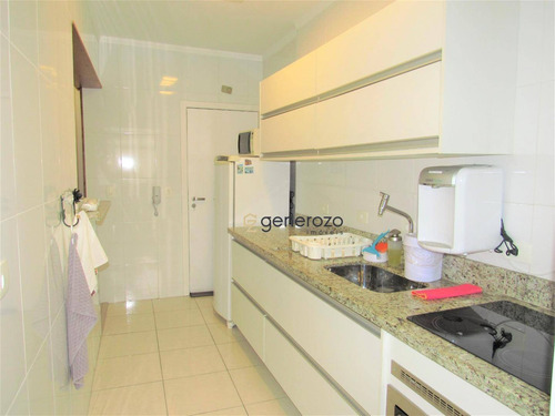 Apartamento À Venda Na Praia Do Tombo, 02 Dormitórios, Com Sacada E Garagem - Ap0393