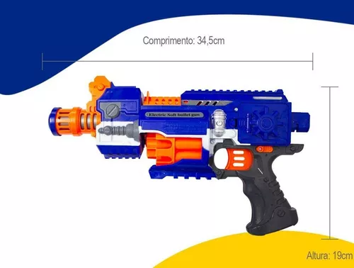 Brinquedo Lançador com 20 Dardos Nerf Automático Ultra Mira da Well Kids -  Lançadores de Dardos - Magazine Luiza