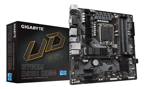 Placa-mãe Gigabyte B760m DS3h Ddr4 Intel Lga1700