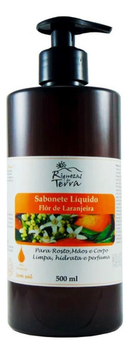 Sabonete Líquido Vegano Natural Flor De Laranjeira Riquezas