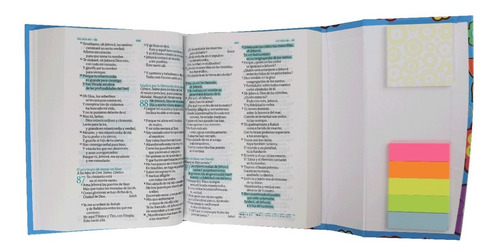 Imagen 5 de 5 de Biblia Rvr60 F. Bendiciones Tapa Dura Azul Juvenil (402290)