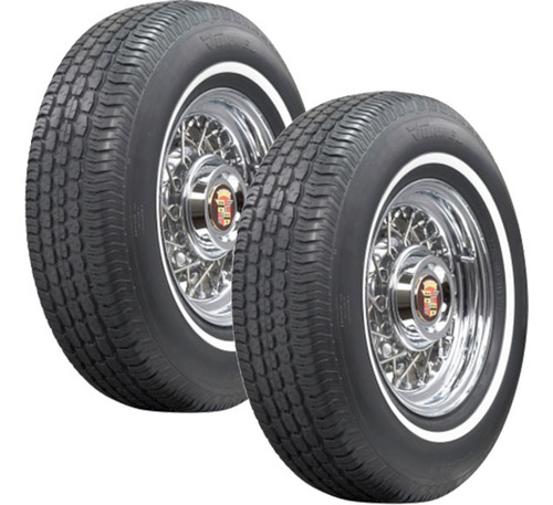 Paquete De 2 Llantas 205/75 R15 Tornel Classic Cara Blanca 9