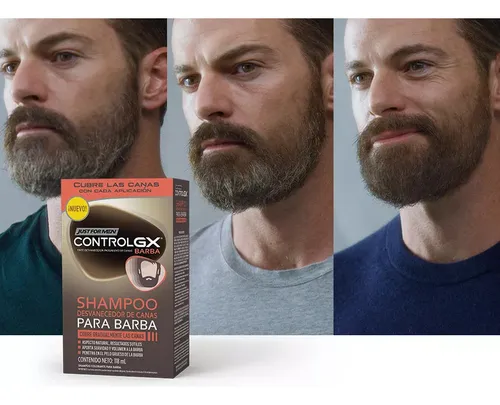 Just For Men Shampoo Control Gx Barba Desvanecedor De Canas
