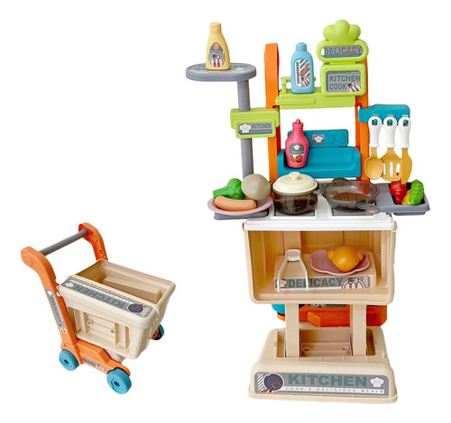 Juego De Simulación De Cocina Para Niños, Accesorios De