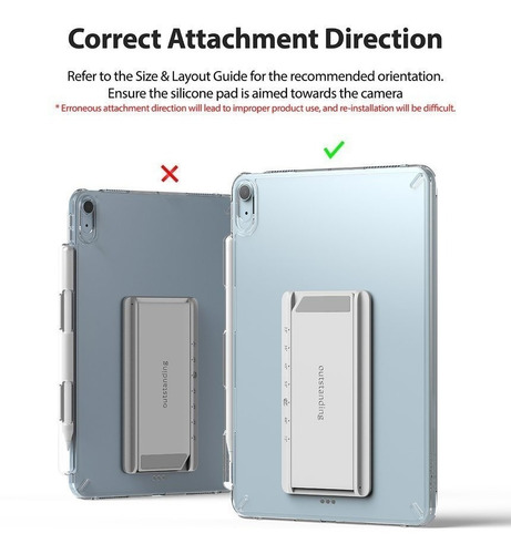 Imagen 3 de 8 de Funda + Soport Para iPad Air 5ta 2022& Air 4ta Ringke Fusion