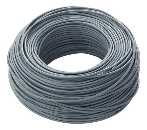 Cable Super Plastico 2x2mm Gris X Rollo 50 Metros 