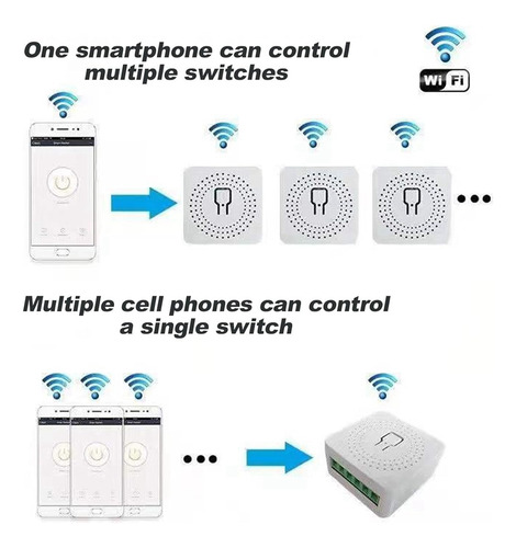 Interruptor Inteligente Wifi De 4 Piezas, Interruptor De Luz