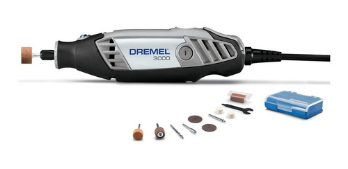 Imagen 4 de 10 de Minitorno Dremel 130w Serie 3000 10 Accesorios Mini Torno