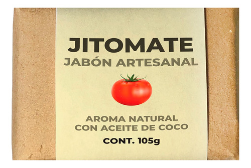 Jabón Artesanal De Jitomate 105g (50 Pzas)