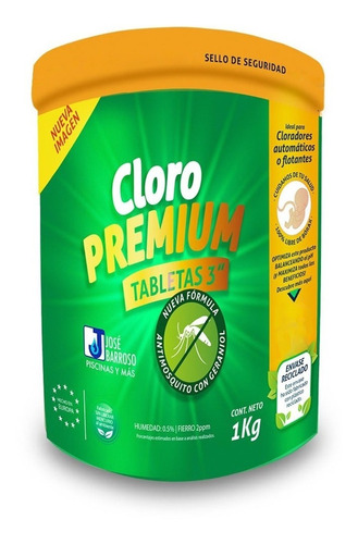 Cloro Pastillas Para Alberca 1kg + Formula Antimosquitos