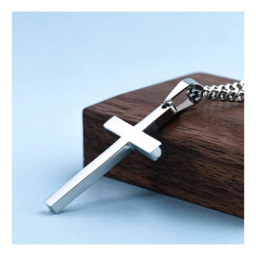 Medalla De La Redención, Mxocm-002, 2pzas, Plata, Collar Cru Color Plateado