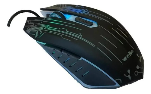 Mouse Gamer Pc Laptop Weibo 3200dpi 4 Botones Led