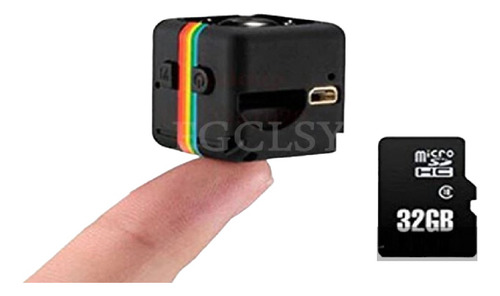 Mini Video Camara Espia Infraroja Vision Nocturna Grabadora Audio Video