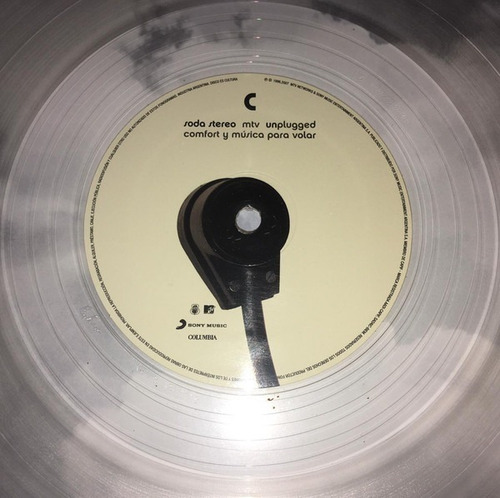 Imagen 4 de 5 de Vinilo Soda Stereo Comfort Y Música Para Volar Transparente