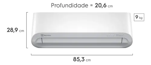 Ar-Condicionado Electrolux Split 12.000 BTUs Color Adapt Frio com Wi-fi (YI12F/YE12F