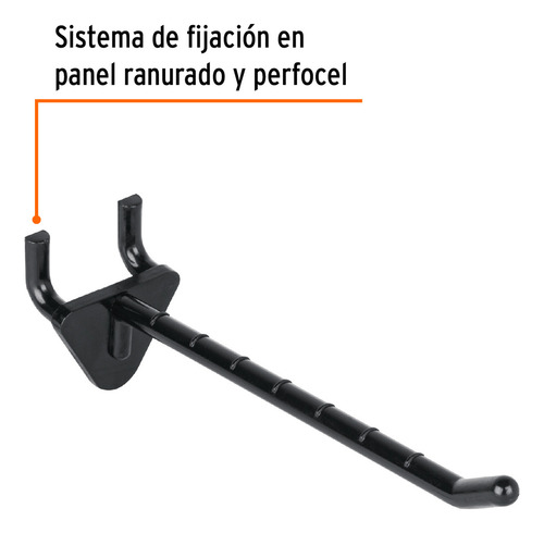 Gancho Plástico Para Perfocel Y Para Ranurado 4 Truper 55963
