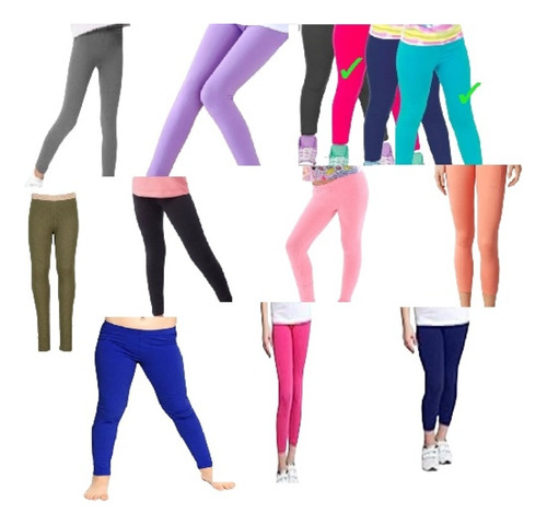 Leggins Para Niñas Docena Talla De 2 A 12 