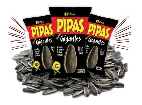 Pipas Girason Gigantes X12 Unidades - Oferta - Lanus