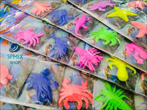 24 Bichos Fundo Mar Gel Cresce Na Aguá Marinho
