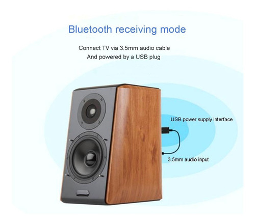 2- Em -1 Bluetooth Transmissor Recebedor Adaptador Preto Com