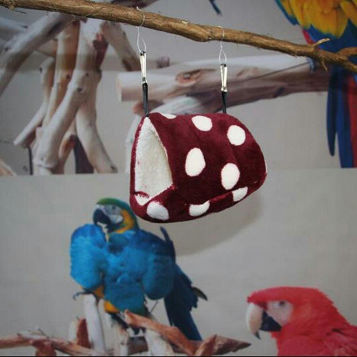 Pájaro Loros Jaula Suspensión Clip Hamaca Caliente Cama