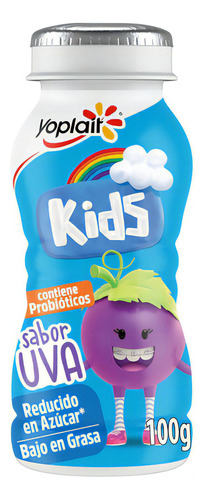 Yoghurt Yoplait Kids Bebible Sabor Uva 100g