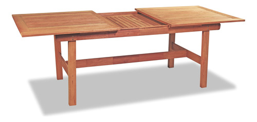 Mesa Extensible 1.50 /2.20 + 8 Silla Plegable Exterior Madera
