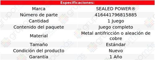 Set Bujes Árbol Levas Std F-250 Sd 03 A 10 Sealed Power