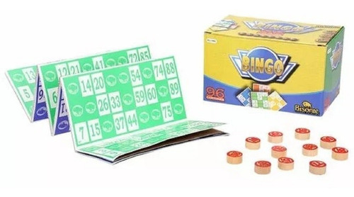 Bingo Loteria  Economico 96 Cartones Bisonte