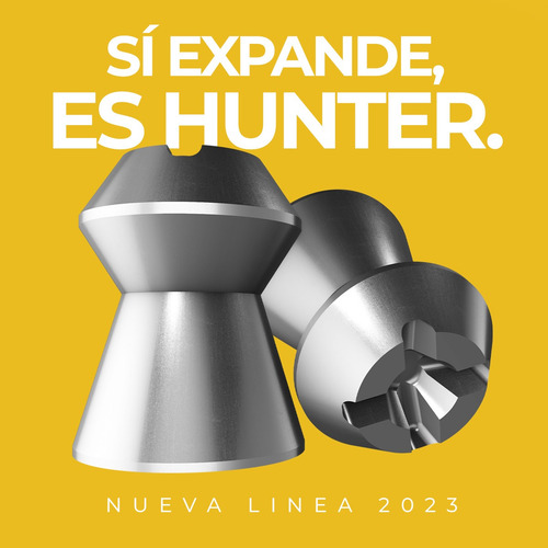 Imagen 4 de 10 de Balines Apolo Hunter Punta Hueca X 250 5.5 Mm 18,5 Gr