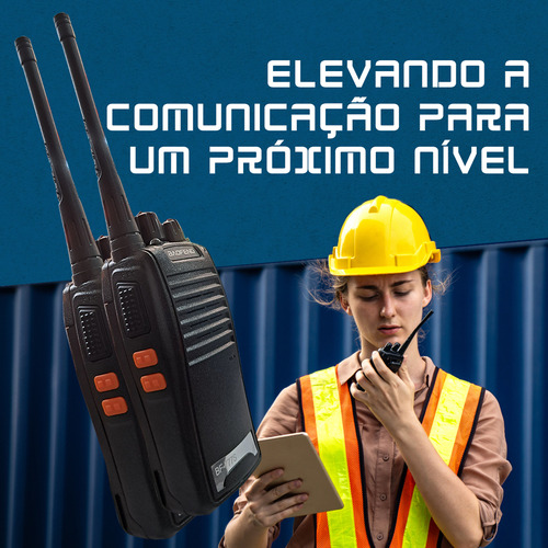 Kit 4 Rádio Baofeng Bf-777s Dual Band Vhf/uhf Longo Alcance