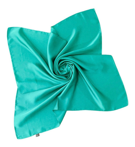 Pañuelo Silk Feeling - 70x70cm - Liso Verde Menta 