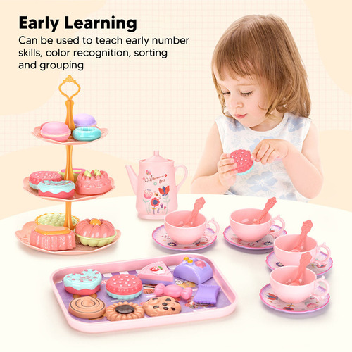 Set De Té Para La Tarde Para Niños, Tetera De Simulación, Ta