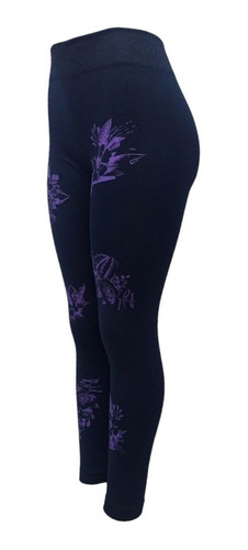 Docena De  Leggins De Flores Para Dama